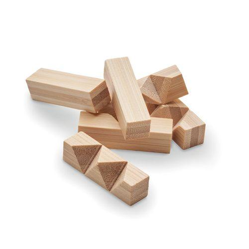 Bamboo brain teaser star shape CUBENATS