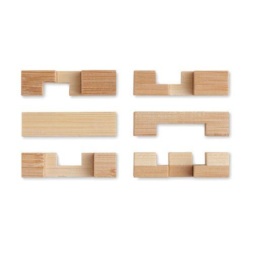 Bamboo brain teaser puzzle SQUARENATS