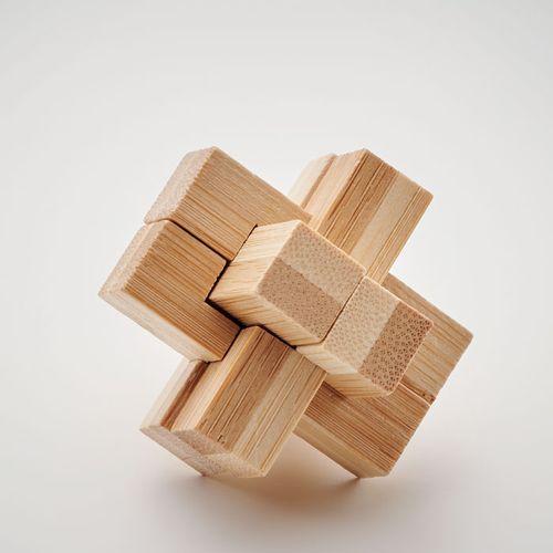 Bamboo brain teaser puzzle SQUARENATS