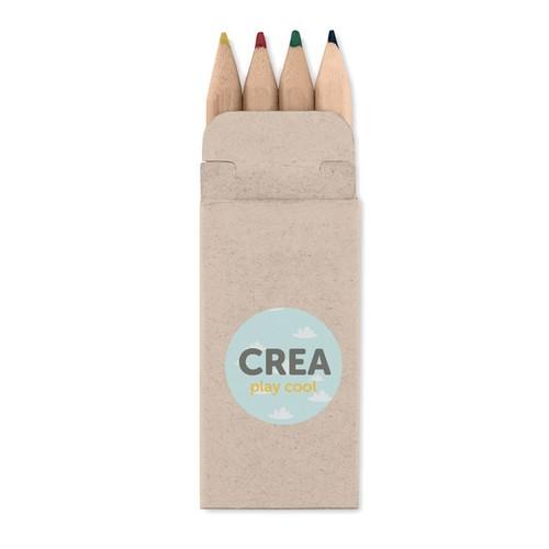 PETIT ABIGAIL 4 mini coloured pencils