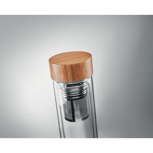 BATUMI GLASS Double wall glass bottle 400ml