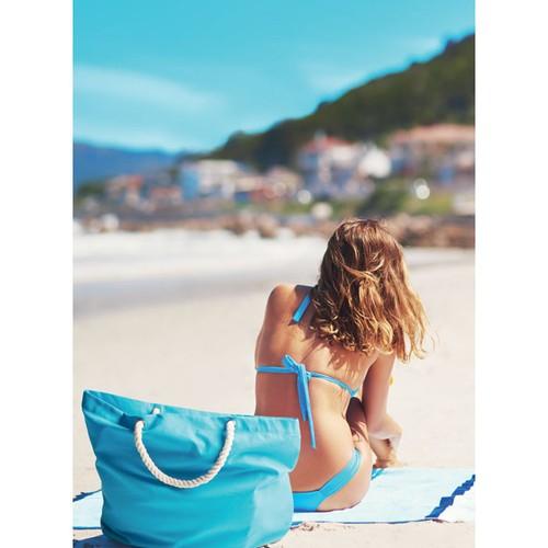 MENORCA Beach bag with cord handle