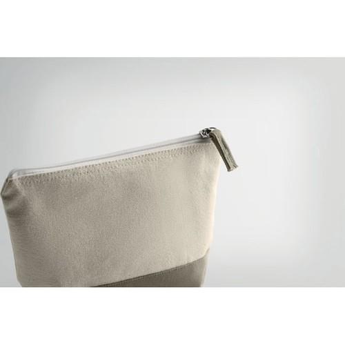 KLEUREN Bicolour cotton cosmetic bag