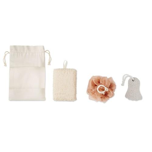 CUIDA SET Bath set in cotton pouch