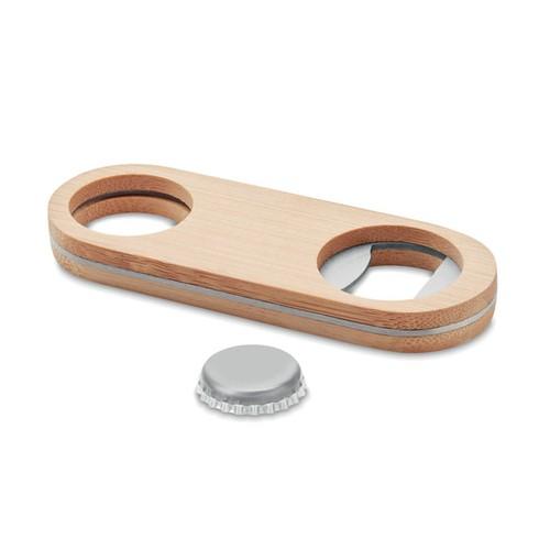 VALBAMPER Oval Bamboo bottle opener