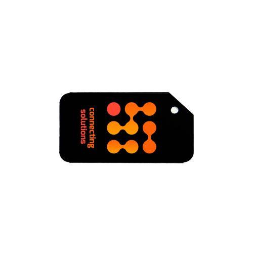 Luggage Tag Aluminium Noir