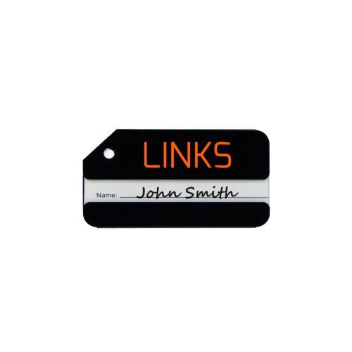 Luggage Tag Aluminium Noir