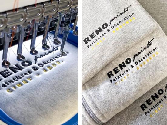 personnalisation broderie sweat renopaint