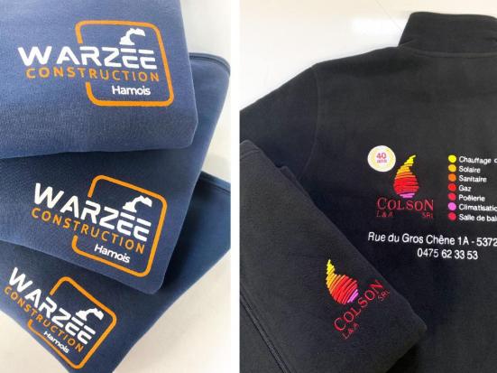 sweats personnalisés entreprise